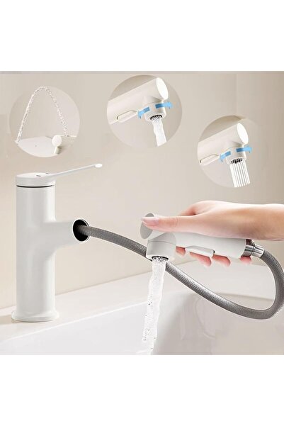 STARSTAR Bathroom sink faucets, pull-out type, hot and cold water faucets, ba...