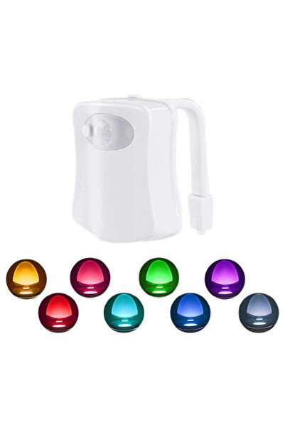 STARSTAR 8-color LED toilet night light with motion sensor
