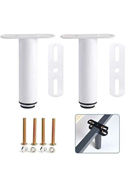 STARSTAR Two-piece adjustable bed legs, 18-33 cm, white, suitable for slatted...