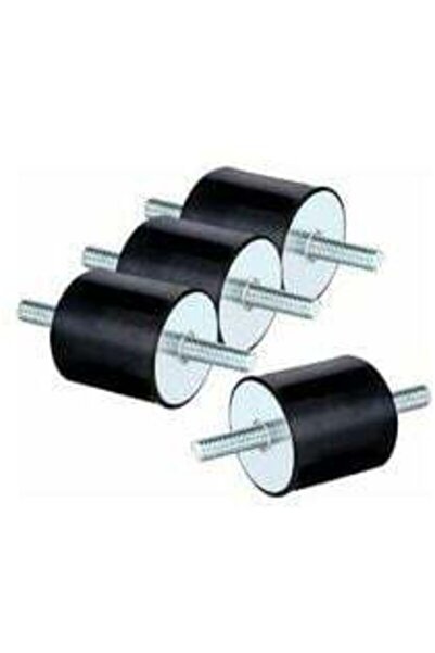 STARSTAR 4 shock-absorbing rubber pads, double-ended screw shock absorber, si...