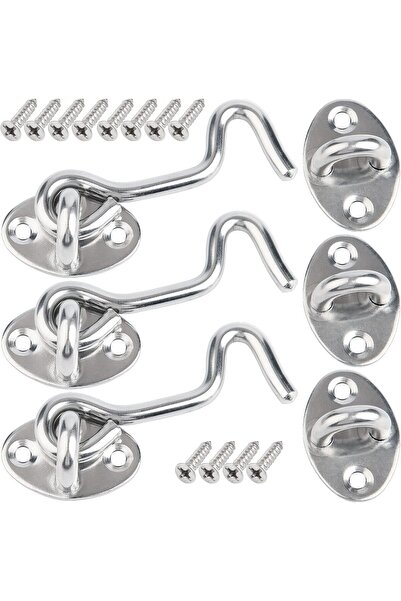 STARSTAR 3 window and door latches, door lock hooks, stainless steel interior...