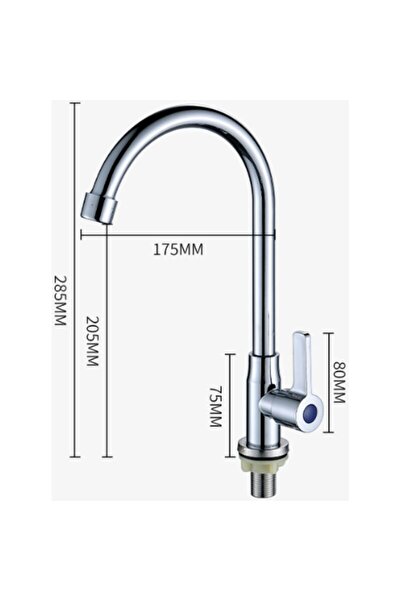 STARSTAR Brass faucets, single-cold-water faucets, kitchenware, vegetable bas...
