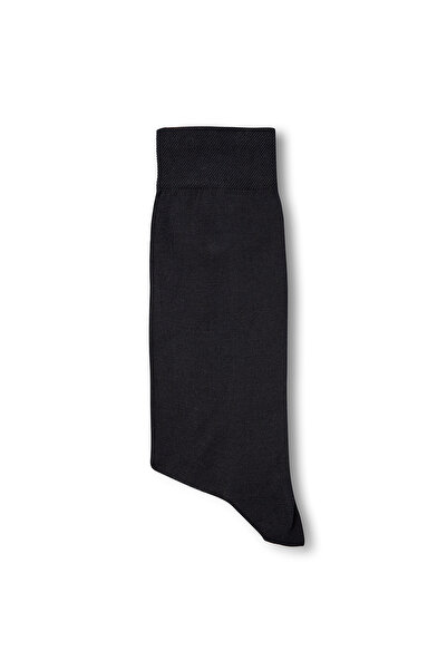 Abdullah Kiğılı Single Plain Thin Mercerized Cotton Socks