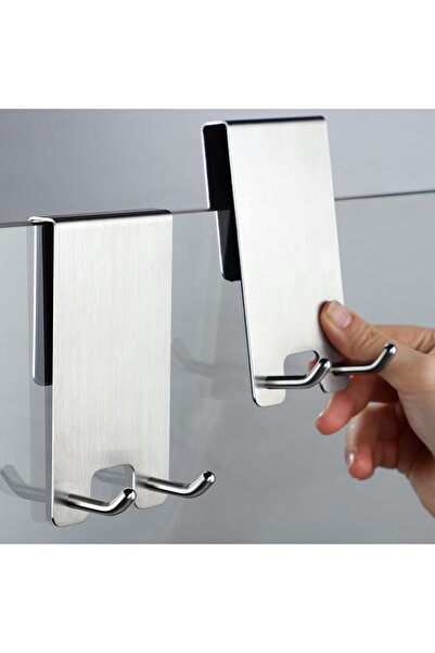 STARSTAR Two-piece Wall-Mount shower hooks allow for towel rack installation ...