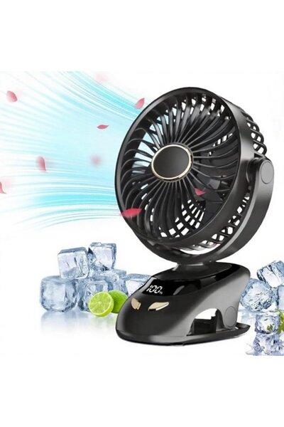 Morvena Picks Ventilator - Ventilator portabil mic de birou cu clemă - Ventil...