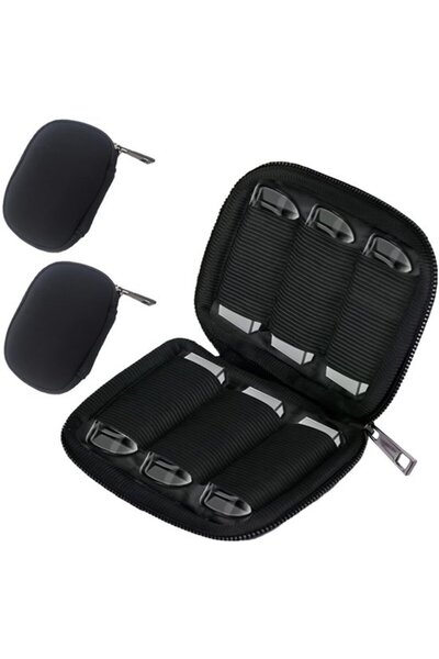 Morvena Picks Pachet de 2 geanți pentru organizarea unităților flash USB pent...