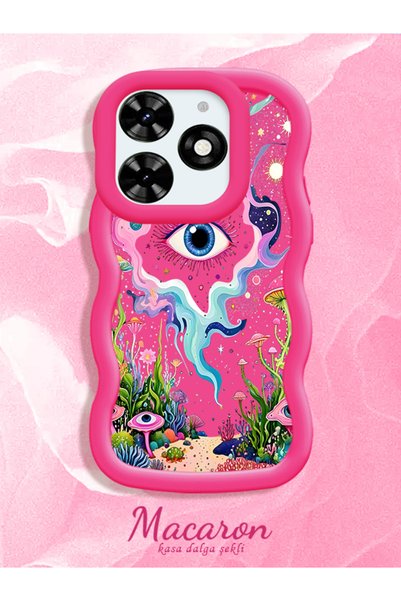 CHICASELUX حافظة مطبوعة مسطحة متوافقة مع هاتف Tecno Spark 20/20C ذات تصميم مل...