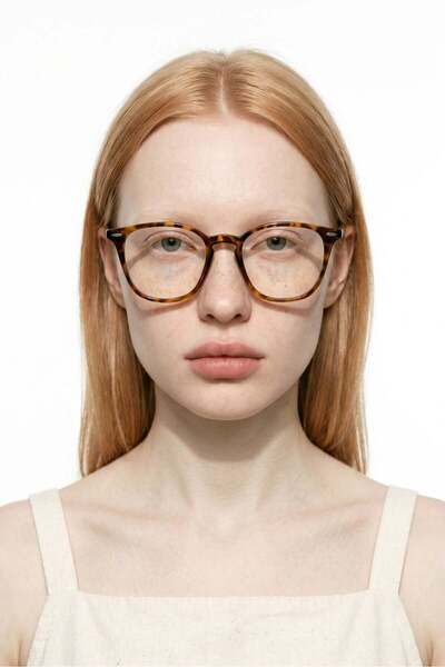 Bilge Karga Alexis Leopard Blue Light Protective Glasses
