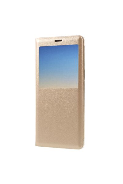 OEM Δερμάτινη Θήκη Βιβλίου Έξυπνο Κάλυμμα για Samsung Galaxy Note 8 - Χρυσό