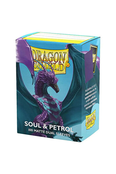 Arcane Tinmen Dragon Shield Matte Dual Soul Petrol Standard Card Sleeves 100 ...