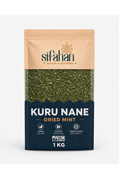 Şifahan Kuru Nane 1 Kg (1000 G) – Katkısız, Yoğun Aromalı Yemeklik Baharat