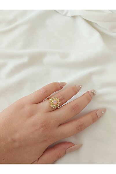 bijoux uniques Sun Steel Stress Ring Can Be Adjusted to the Finger