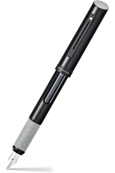 Sheaffer Hangsell Calligraphy Fountain Pen Matte Black with Black Cap and Mat...