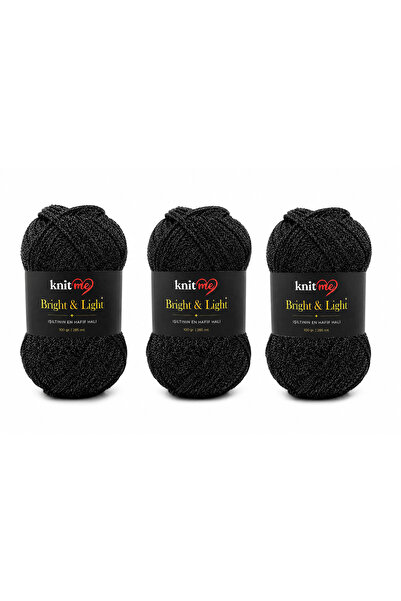 knitme برايت آند لايت 100 جرام 285 متر 3 خيوط