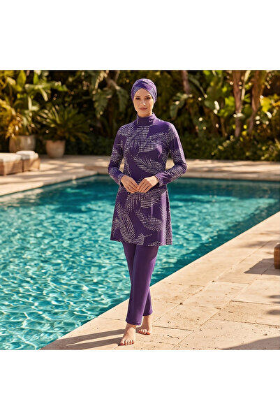 Hirazenmoda طقم ملابس سباحة نسائية من 3 قطع، سريع الجفاف، مناسب للبحر وحمام ا...