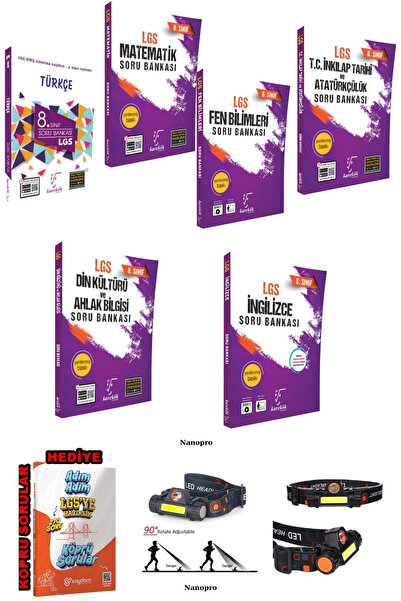 Karekök Yayınları 8.Sınıf 2026-27 Müf. LGS Soru Bankası Set+2'li hediye!!!