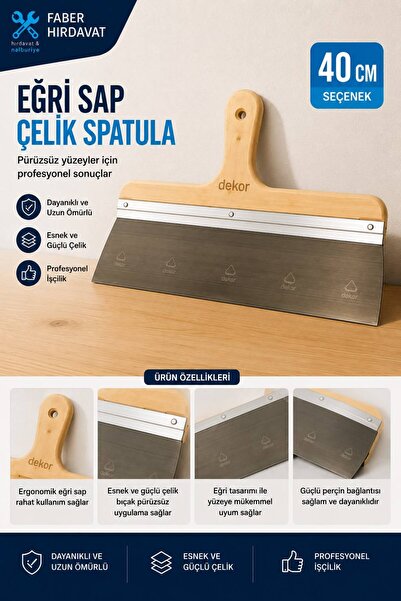 FABER EĞRİ SAP 40 CM KOLAY KULLANIM