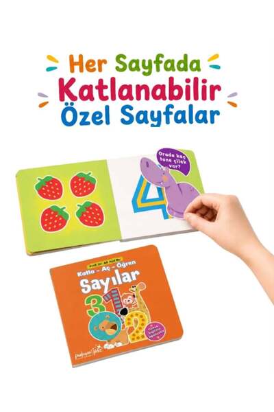 Parlayan Yıldız Katla-Aç-Öğren Sayılar (Ciltli)