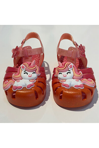 Mini Melissa Simli Unicorn Figürlü Kız Çocuk Deniz Sandaleti