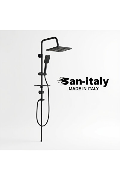 Generic Modern Square Ruler Black Italian - San-Italy
