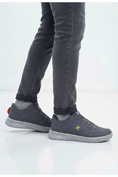 LUTTOON Men's Black Casual Sports Shoes White Sole Comfortable Walking Shoes ...