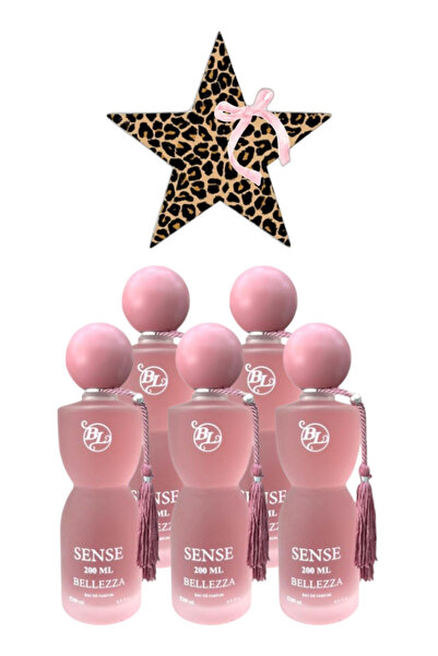 Bellezza 5 قطع عطر سنس 200 مل