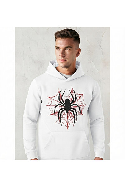 COHERENT Unisex Men/Women Spider Colorful Custom Printed Cotton Oversize Hood...