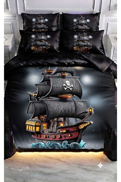 Elmas Dizayn 160X240 cm Youth Boy Bedding Set Organic Cotton Satin Luxury Pre...