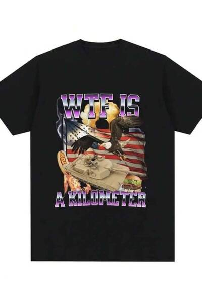 26LIK Is A Kilometer Meme Graphic Shirt Women Fashion Hip Hop T-Shirt Summer ...