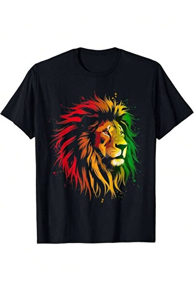 k222 Flag Lion Of Judah Reggae Music T-Shirt