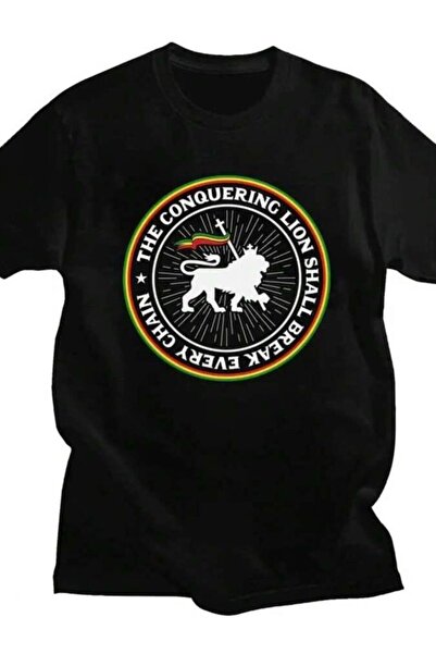 k222 Custom Fari Lion Of Judah T Shirt Men Short Sleeves Pure Cotton T-Shirt ...