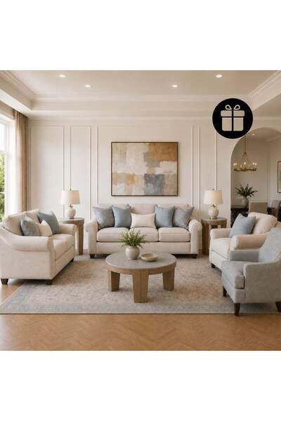 Ashley Furniture طقم أريكة بيلريد مع طاولة جوستون مجانية (مجموعة من 3 قطع)