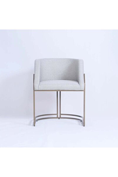 Roots Furniture كرسي طعام من الكتان بلون بيج بريزم