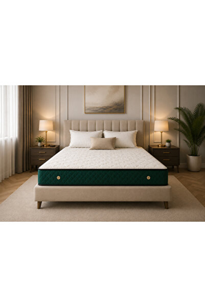 somnus Saltea Ortopedică Aloe Vera 180x200x23 cm, Memory Foam 4 cm, Fermitate...