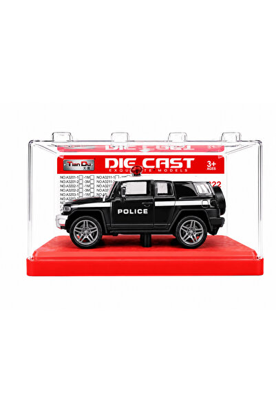 Tian Du 1:32 Scale Diecast Metal Car Model with Acrylic Display Box - Pull Ba...