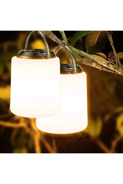 STARSTAR Two-pack rechargeable camping lights, 3000K warm white light, adjust...