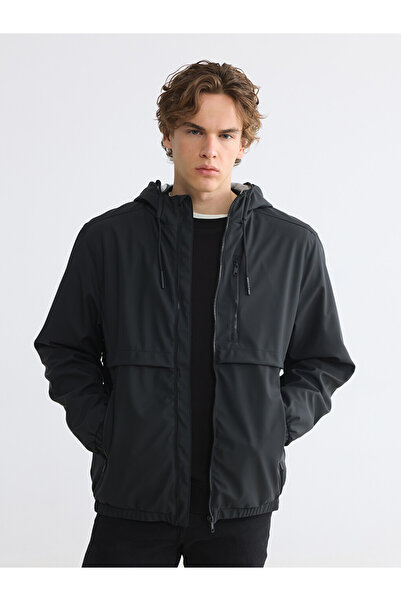 LC Waikiki I Standart Fit Hooded Men's Raincoat from Freezen Store