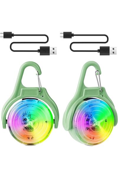 STARSTAR Pet light, fits dog collars, 4 flashing modes, USB rechargeable dog ...