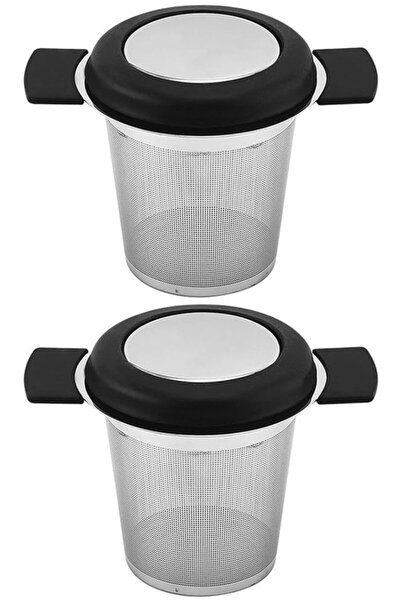 STARSTAR - Fine Mesh Tea Strainer with Silicone Handles (2 Pieces)