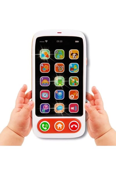BAYBEE Musical Baby Phone Toy Touch Screen Learning Smartphone Toy for Kids 6...