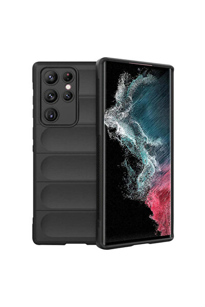 Techsuit Калъф за Samsung Galaxy S22 Ultra 5G, Магически щит, синьо-черен