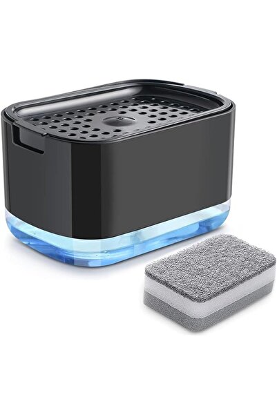 STARSTAR Kitchen detergent dispenser, 2-in-1 soap dispenser, push-button soap...