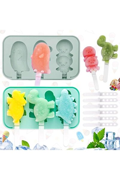STARSTAR 2-Pack Silicone Popsicle Molds - Reusable Popsicle Molds - Cartoon A...