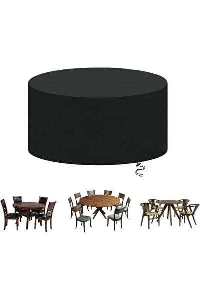 STARSTAR Round Garden Table Protective Cover - 128 x 70 cm - Garden Furniture...