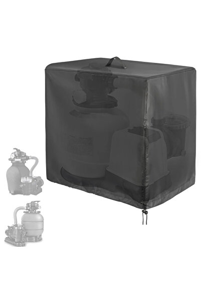 STARSTAR 84x61x86cm Sun Dust Waterproof Pool Cover for INTEX Sand Filter Pump...