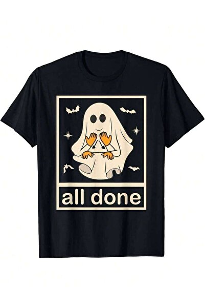 21JNRY تي شيرت LocalAll Done Sign Language Speech Pathology Teacher برقبة دائ...
