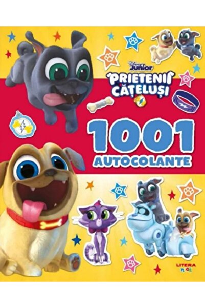 Litera Disney Junior: Prietenii catelusi. 1001 de autocolante