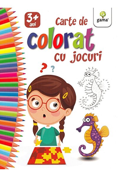 Gama Carte de colorat cu jocuri
