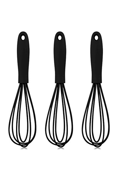 STARSTAR 3-piece silicone and stainless steel mixer set, handheld egg mixer, ...
