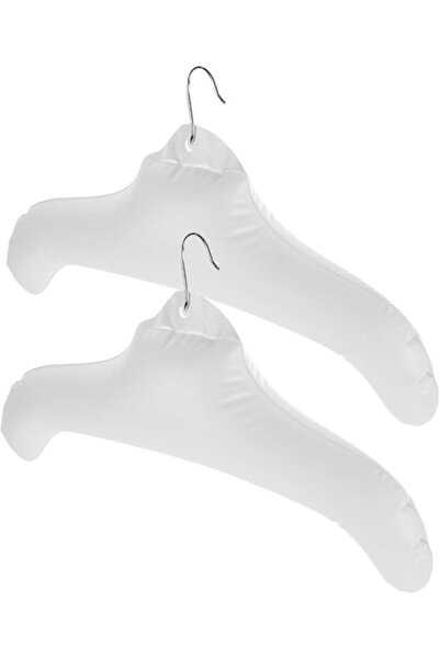 STARSTAR Set of 2 foldable, inflatable clothes hangers made of sturdy PVC wit...